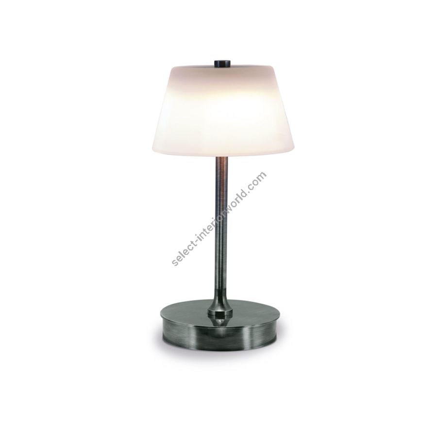 Rechargeable table lamp / Pewtter finish