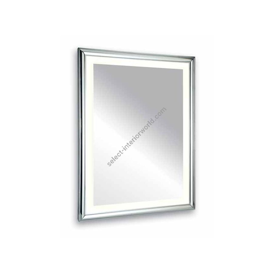 Mirror with inside lighted / Chrome brass frame