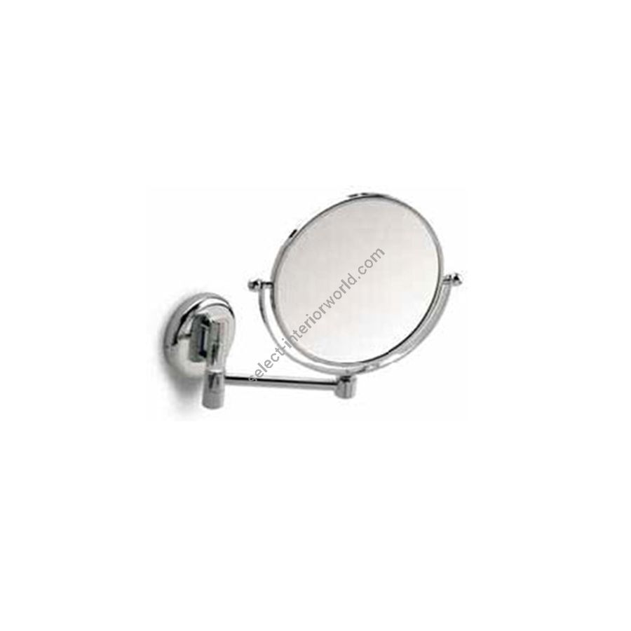 Double face magnifying mirror / With double swinging arm (depth max 33 cm / 13")