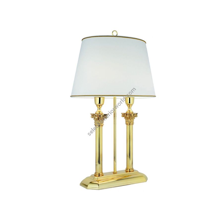 Table Lamp / Classic Style / Polished brass finish