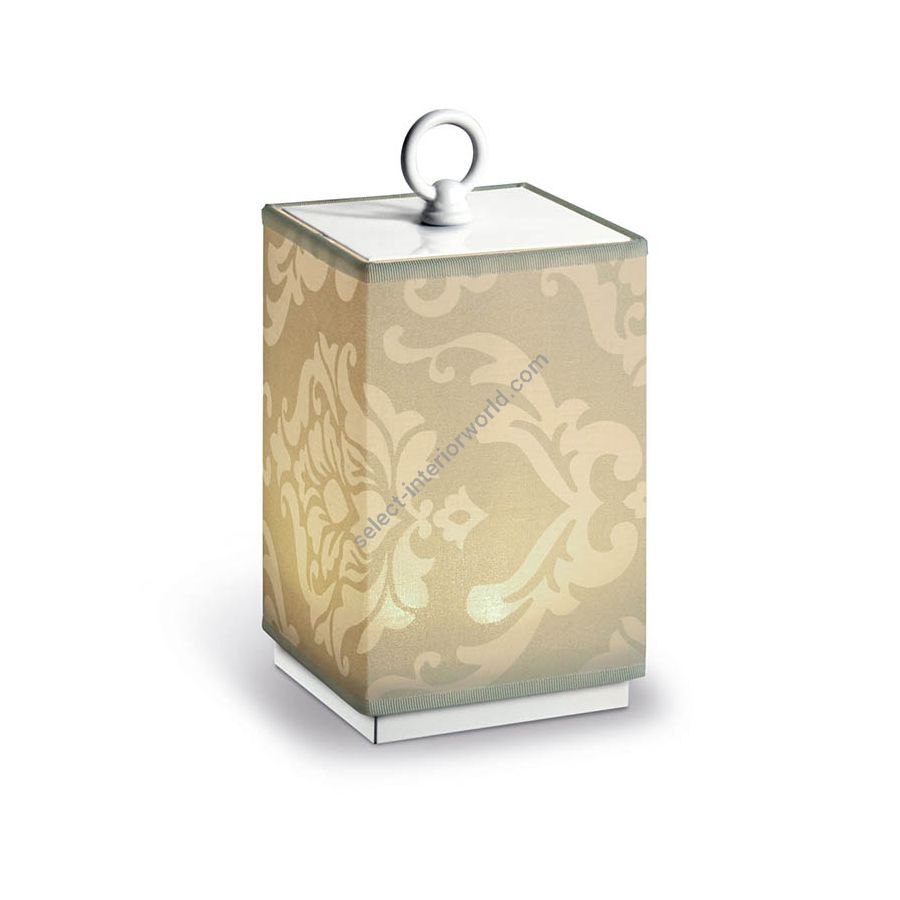 Royal Bianco fabric lampshade