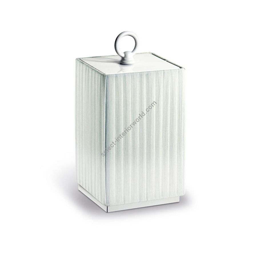 Creponne Bianco fabric lampshade