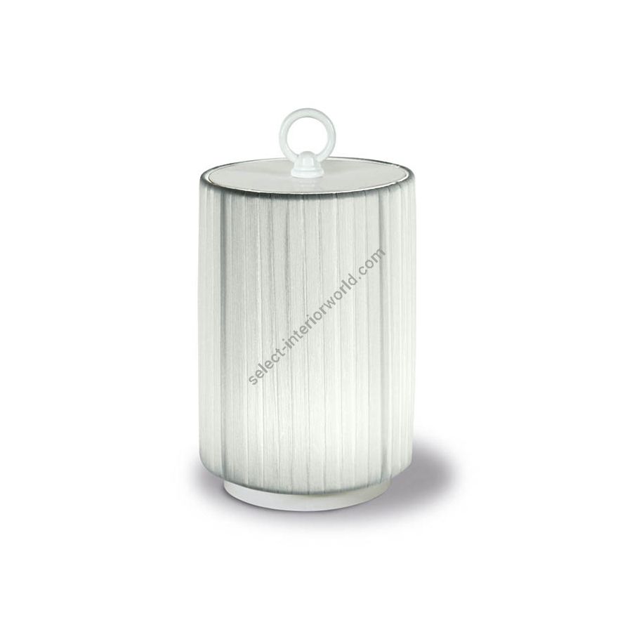 Creponne Bianco fabric lampshade