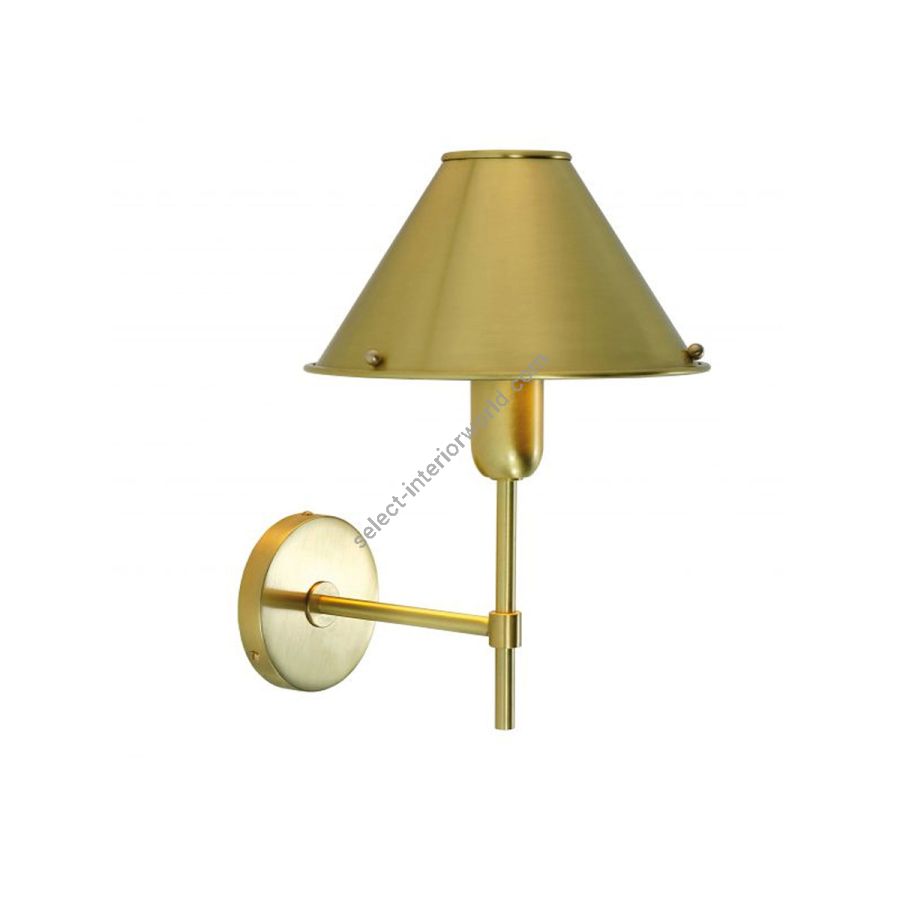 Beautiful Wall Lamp / Satin brass finish