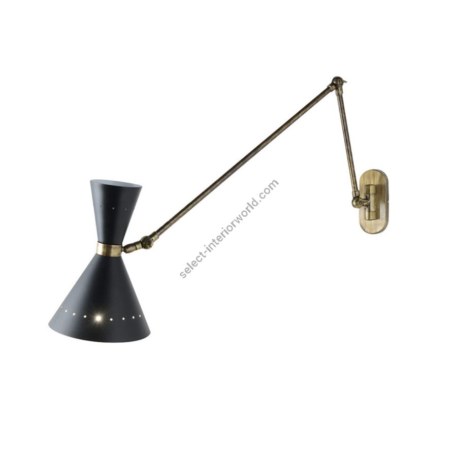 Brushed bronze finish