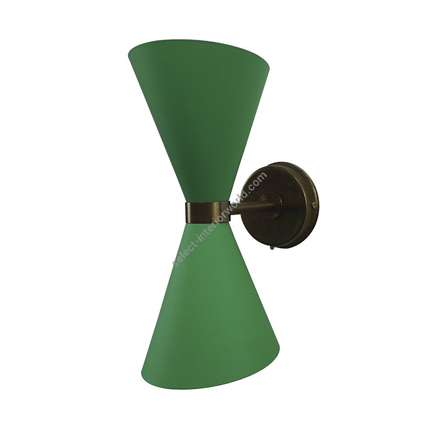 Green color lampshade