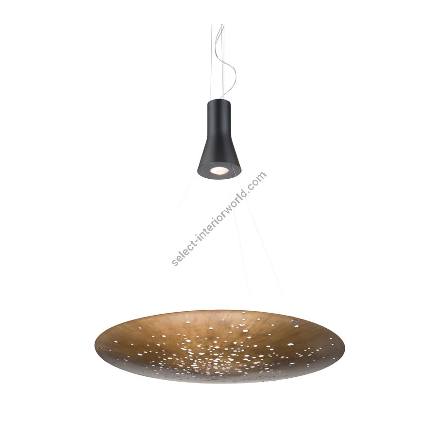 Bronze finish, cm.: 6 x 90 x 90 / inch.: 2.4" x 35.4" x 35.4"