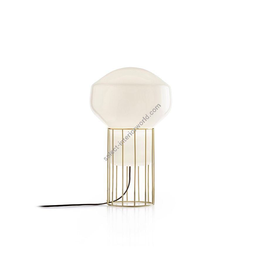 Brass-plated finish, cm.: 37 x 23 x 23 / inch.: 14.5" x 9.05" x 9.05"