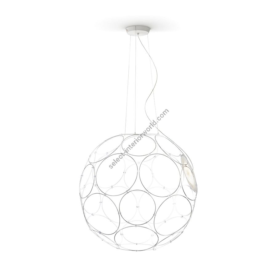 White finish, cm.: 65 x 67 x 67 / inch.: 25.6" x 26.4" x 26.4"