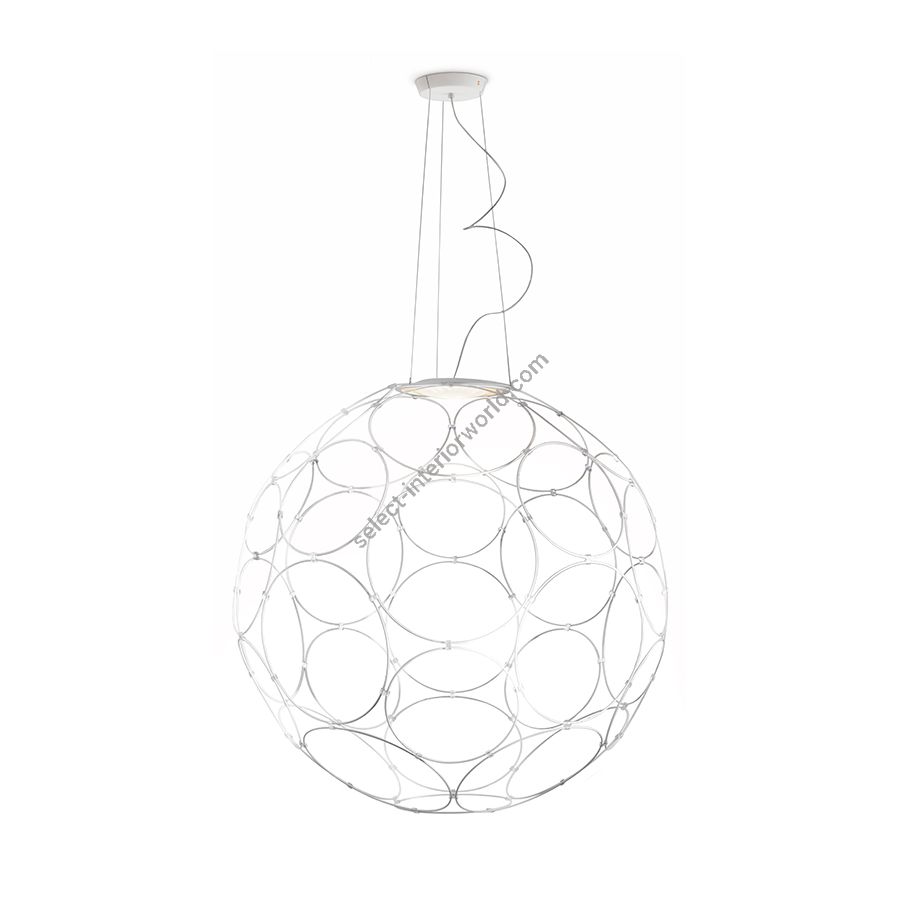 White finish, cm.: 83 x 85 x 85 / inch.: 32.7" x 33.5" x 33.5"