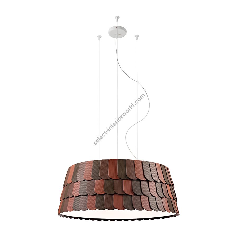 Orange finish, cm.: 32 x 79 x 79 / inch.: 12.6" x 31.1" x 31.1"