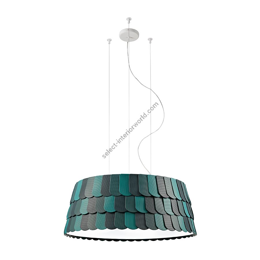 Green finish, cm.: 32 x 79 x 79 / inch.: 12.6" x 31.1" x 31.1"