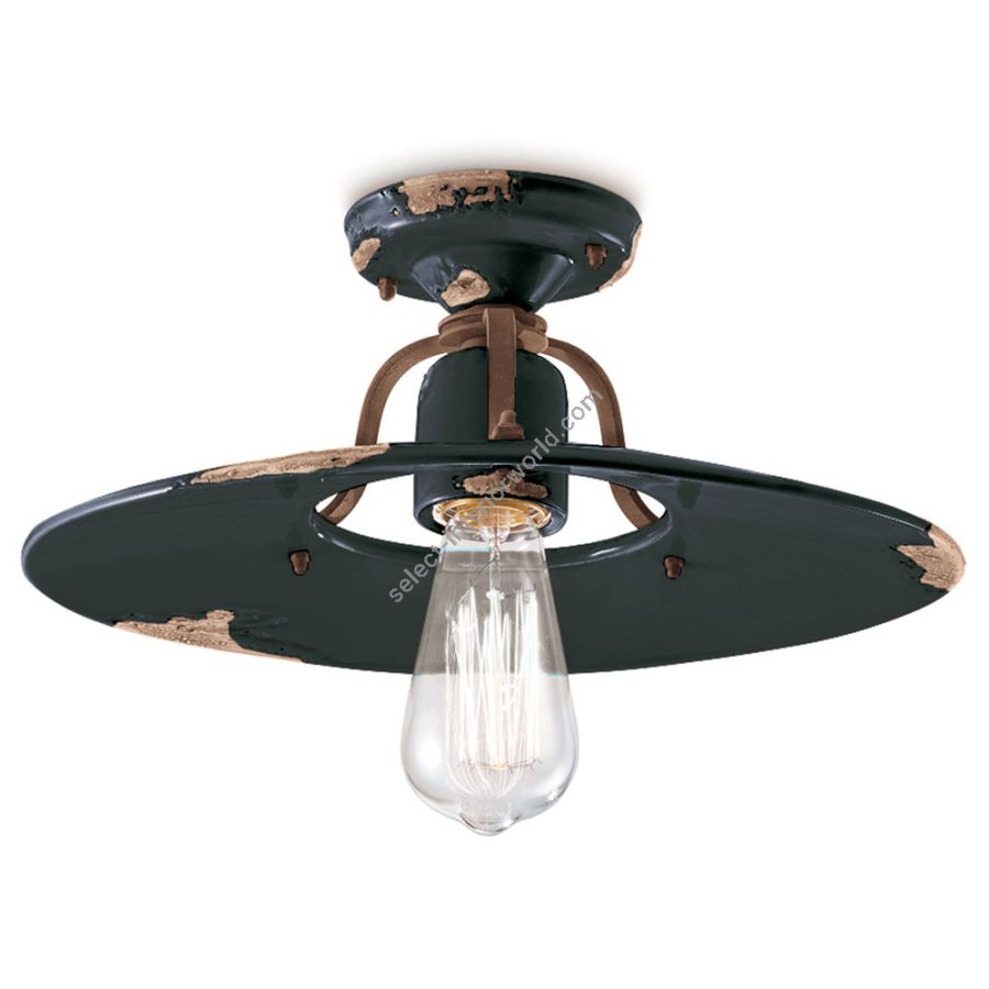 Black (Vin) finish (cm.: 15 x 40 x 40 / inch.: 5.9" x  15" x 15")