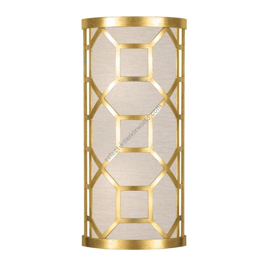 Gold Leaf / Champagne Fabric Shade