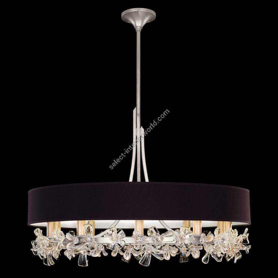 Silver Leaf / Black Fabric & Silver Inner Lining Shades 915240-13