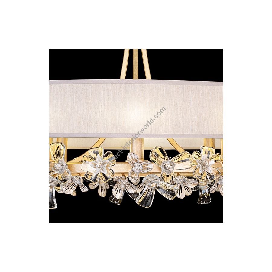 Gold Leaf / Champagne Fabric Shade 915240-22