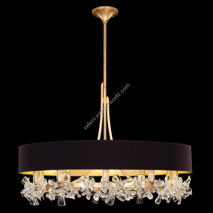 Gold Leaf / Black Fabric & Gold Inner Lining Shades 915240-23