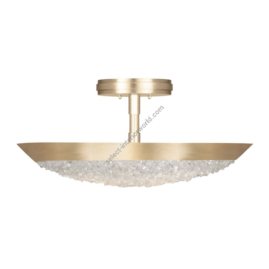 Soft gold leaf finish