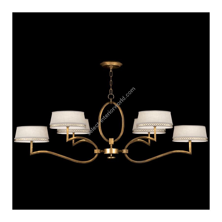 Burnished gold leaf finish