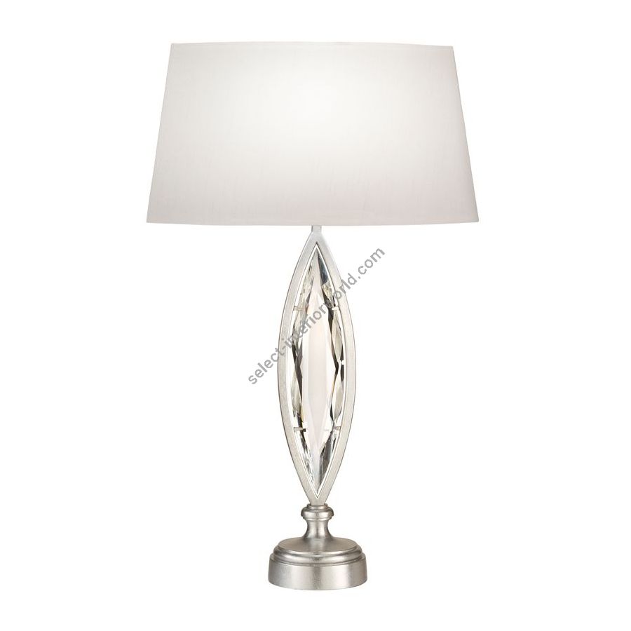 Platinized silver leaf finish