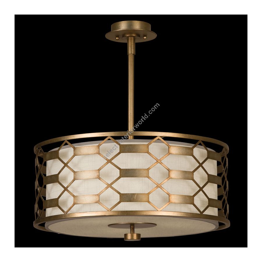 Burnished gold leaf finish