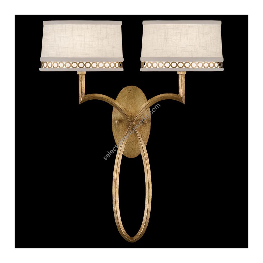 Burnished gold leaf finish