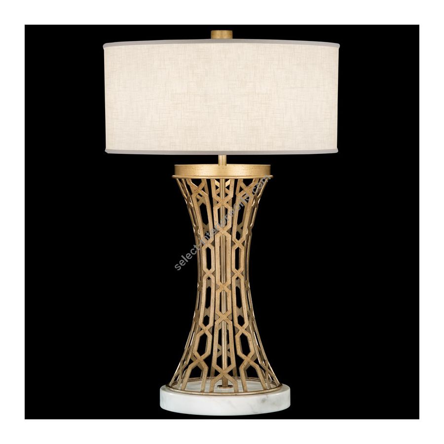 Burnished gold leaf finish