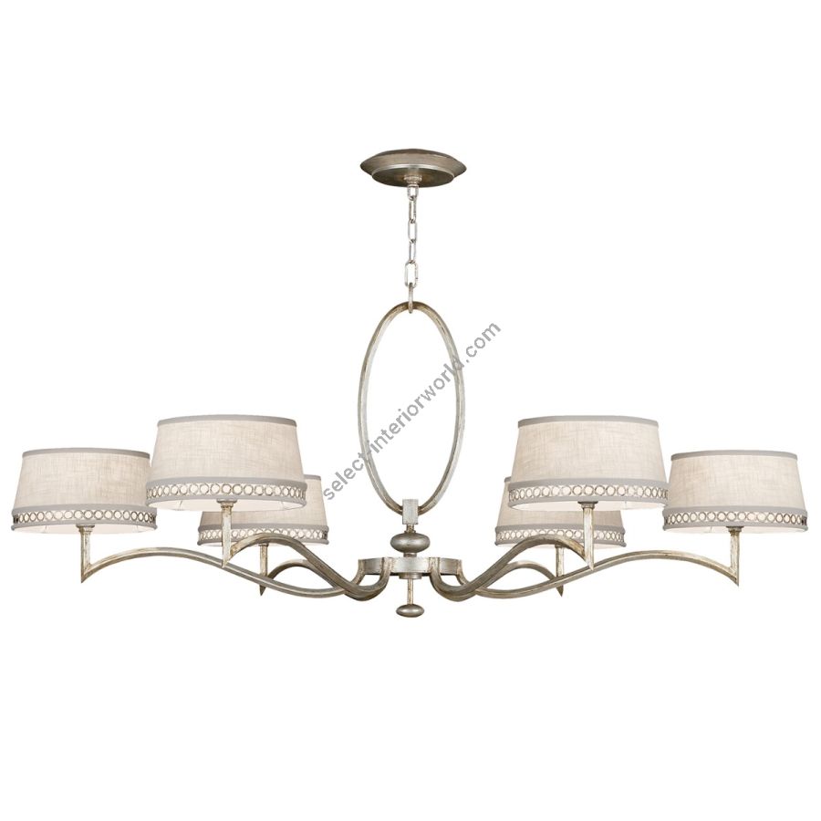 Silver / White Linen Shades - 771740