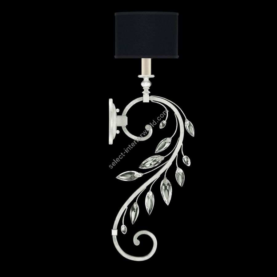 Silver Leaf / Black Fabric Shade - 774650-42