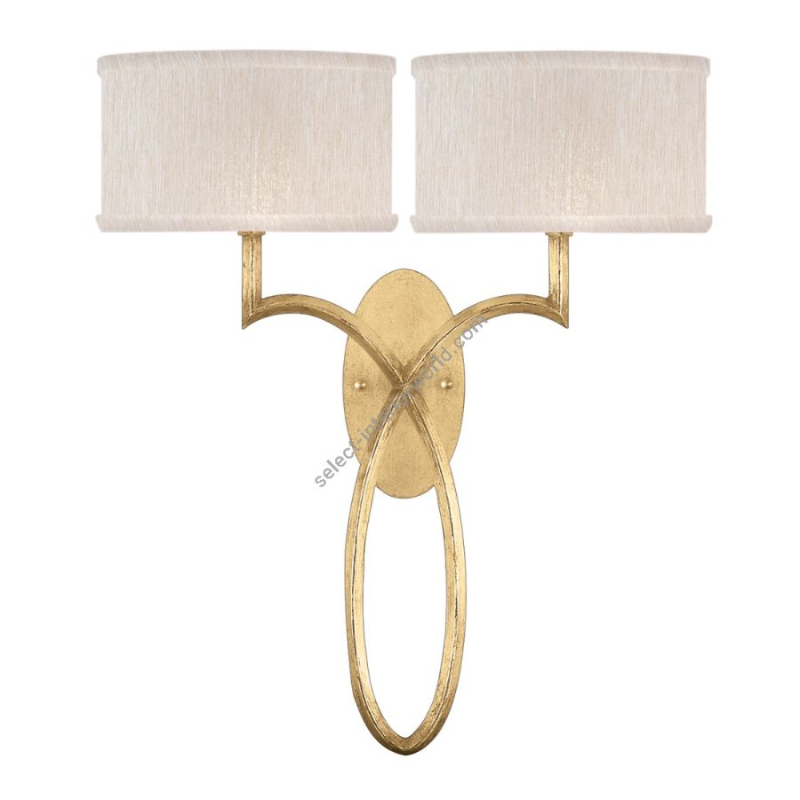 Gold Leaf / Champagne Fabric Shades - 784750-33