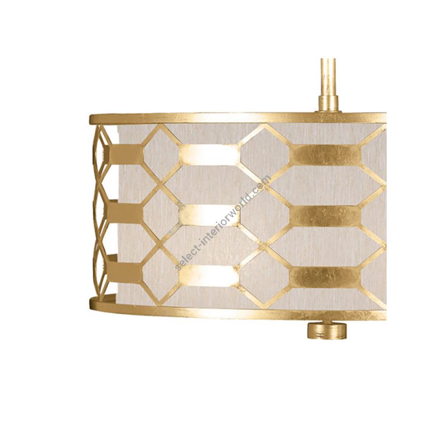 Gold Leaf / Champagne Fabric Shade - 787540-33