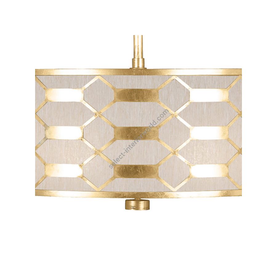 Gold Leaf / Champagne Fabric Shade - 787540-33