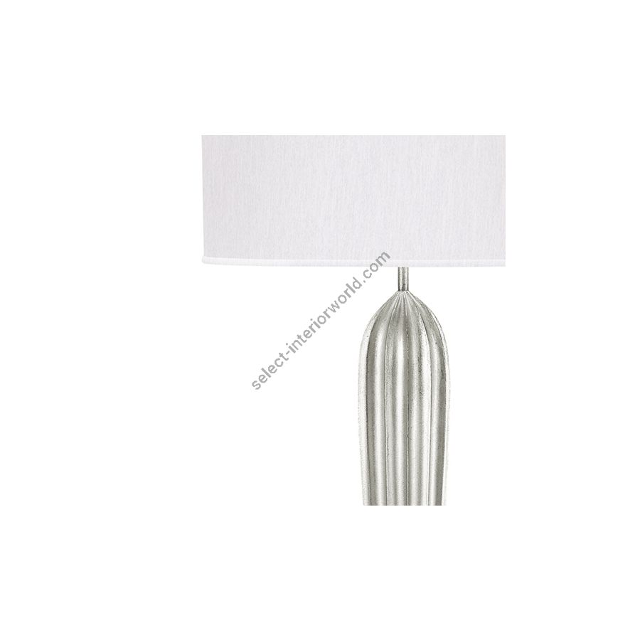 Silver Leaf / White Fabric Shade - 792915-41