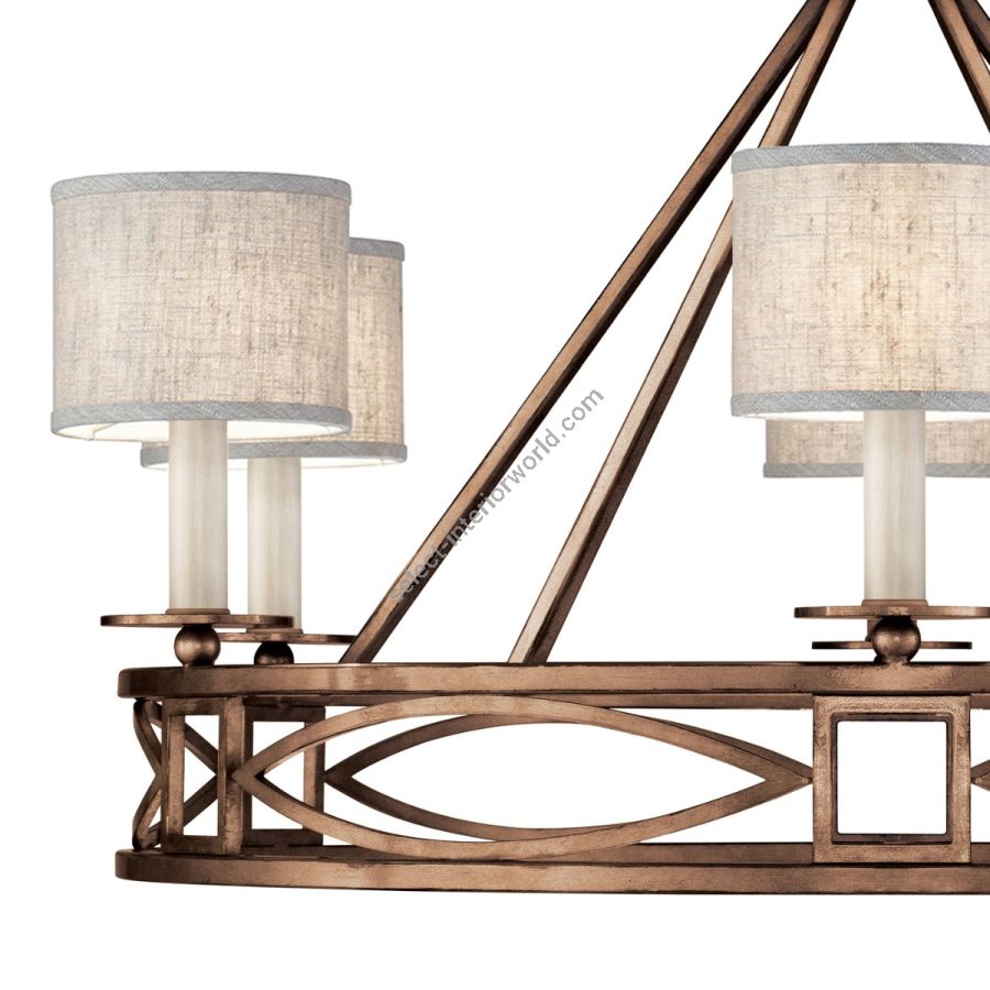 Bronze / Greige Fabric Shades - 887640-11