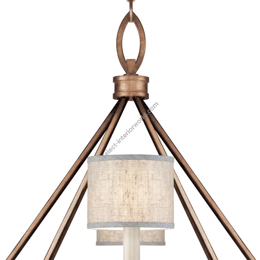 Bronze / Greige Fabric Shades - 887640-11