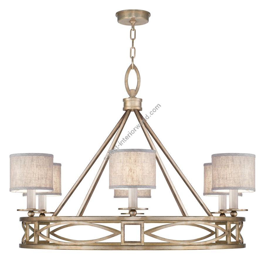 Gold / Greige Fabric Shades - 887640-31