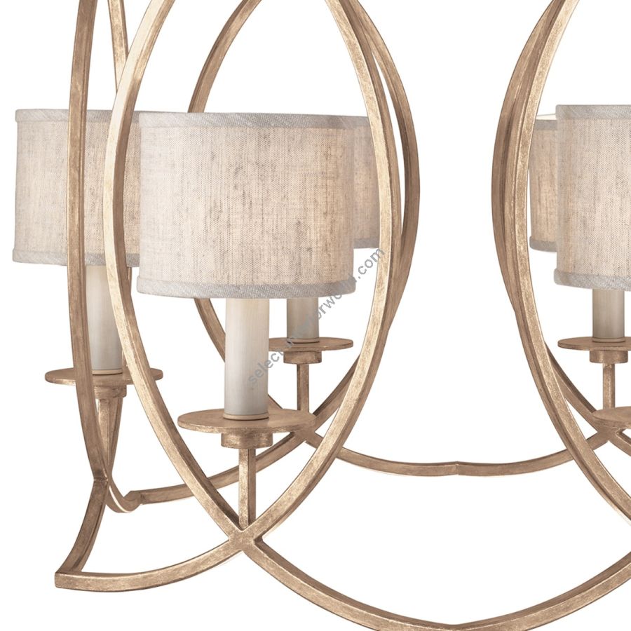 Gold / Greige Fabric Shades - 889840-31