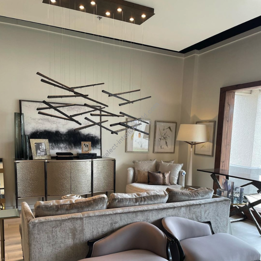 Elevate 62″ 894840-142 Silver / Ebony Stardust Spires