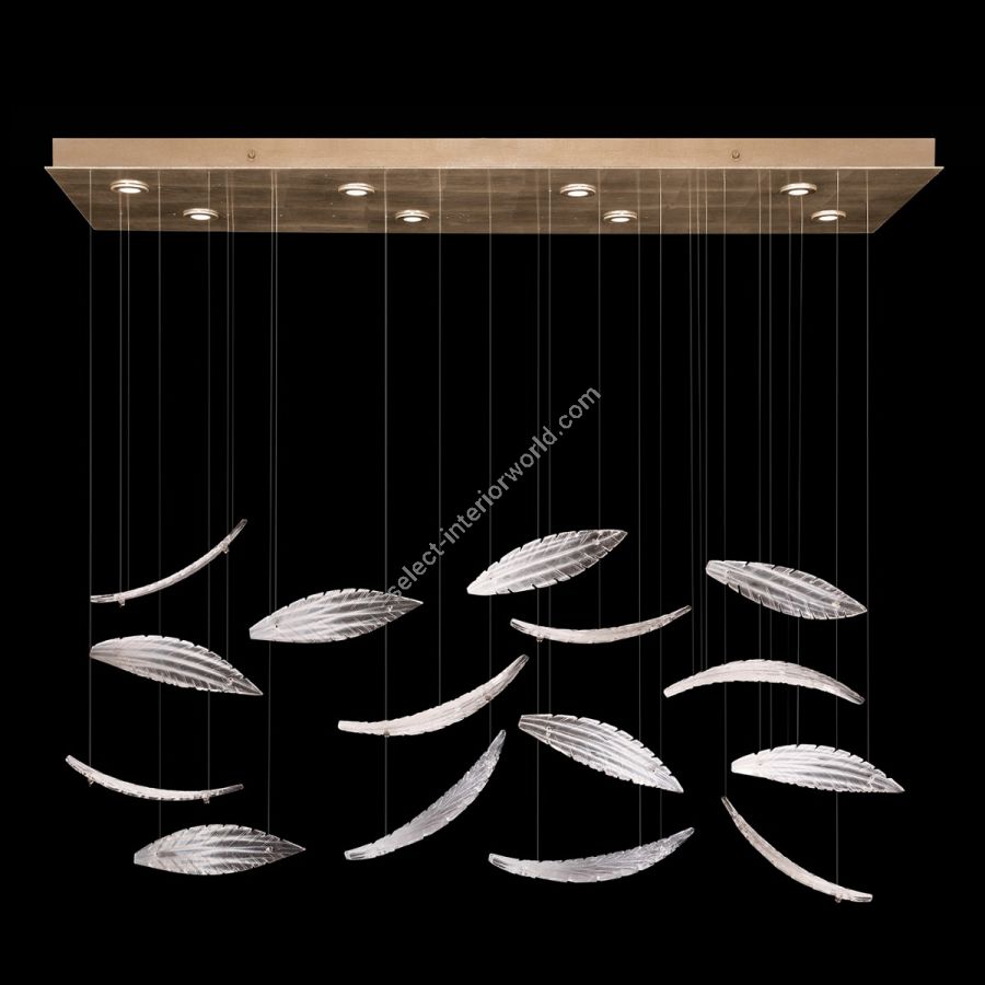 Elevate 54″ 894840-222 Gold / White “Plumes”