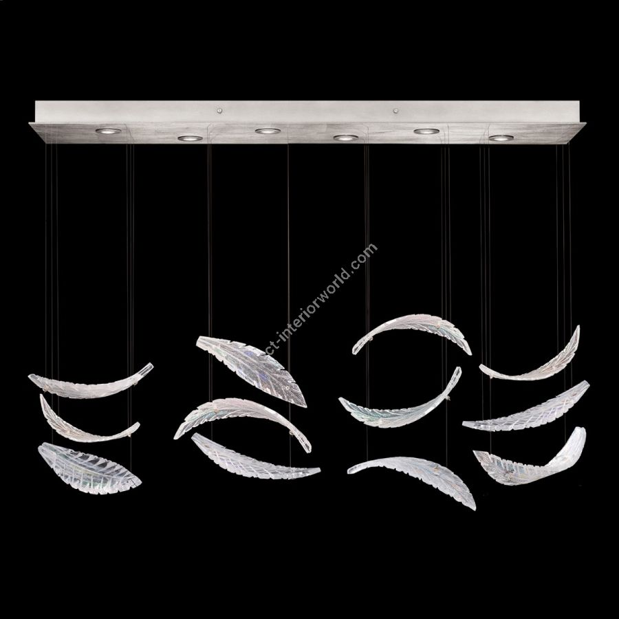 Elevate 51″ 895140-111 Silver / Dichroic “Plumes”