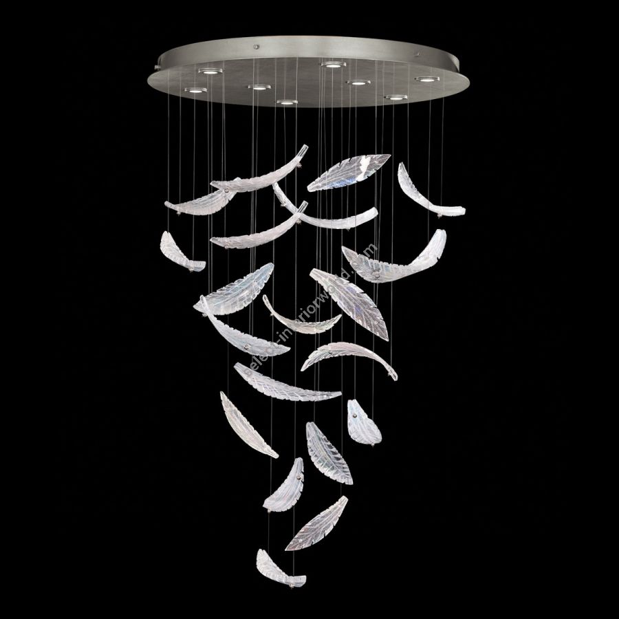 Elevate 32″ 895840-111 Silver / Dichroic “Plumes”