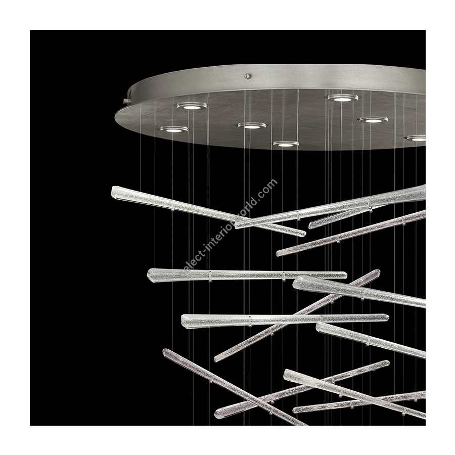 Elevate 34″ 895840-131 Silver / Crystal Stardust Spires