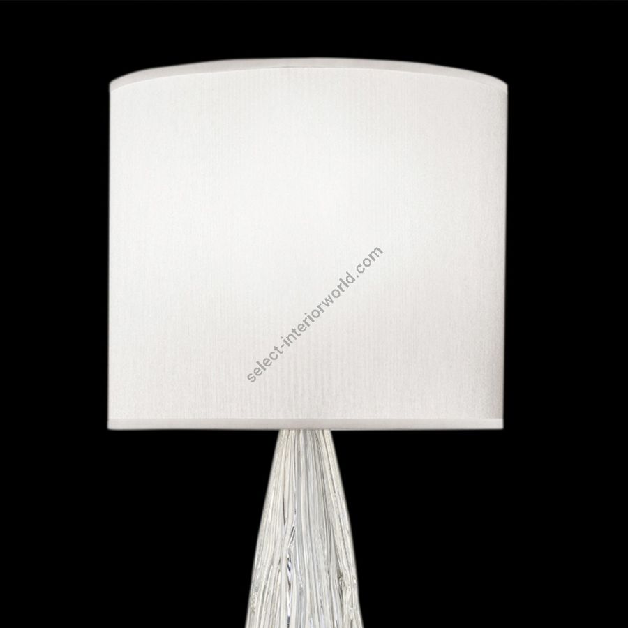Silver / White Fabric Shade - 900410-16