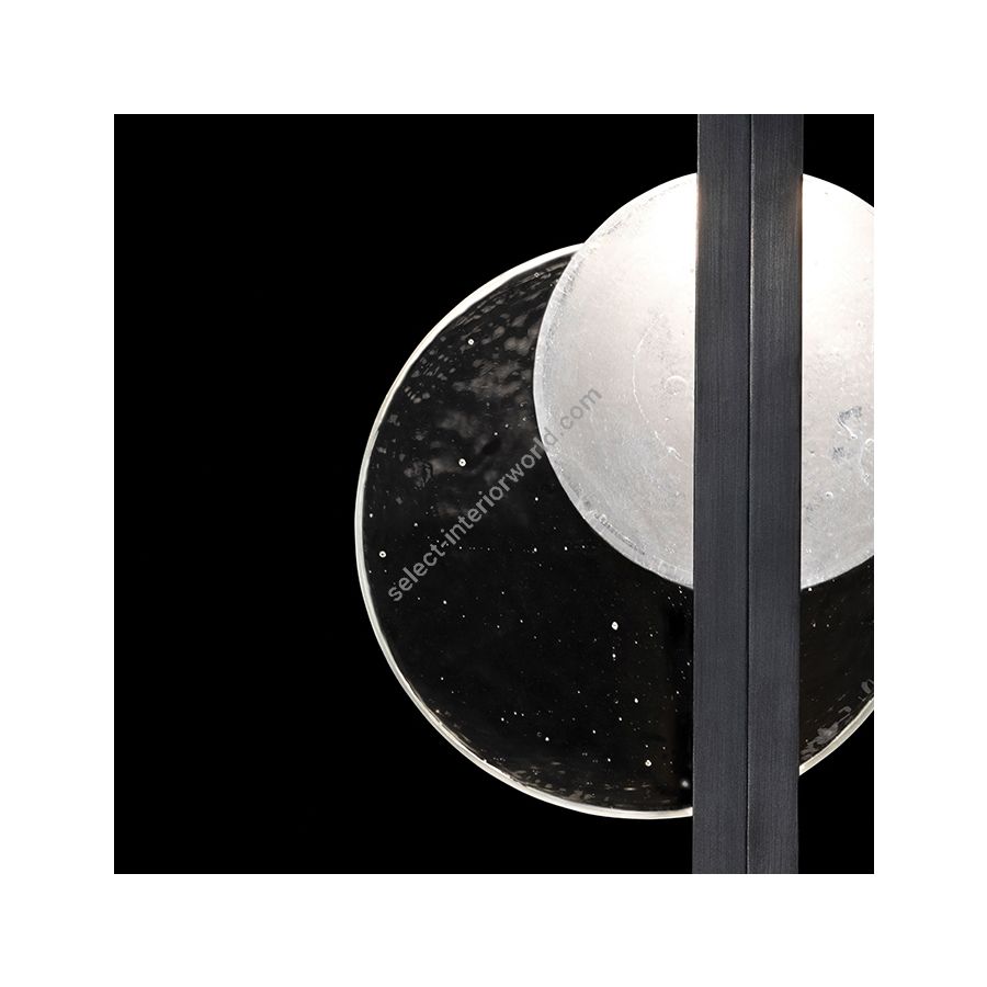 Black Iron / Clear & White Glass 920550-1