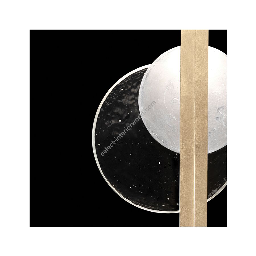 Soft Gold Leaf / Clear & White Glass 920550-5