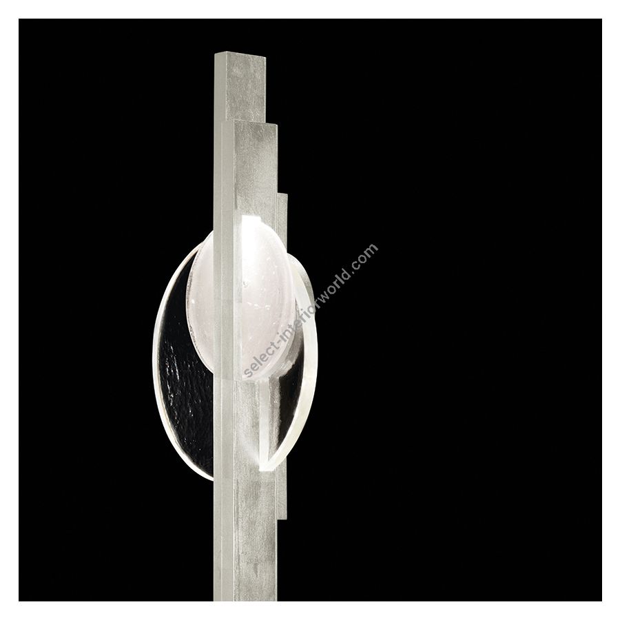 Silver Leaf / Clear & White Glass 920650-4