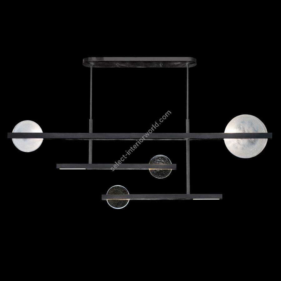 Black Iron / Clear & White Glass 921240-1