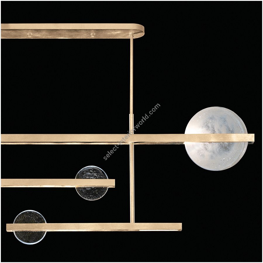 Soft Gold Leaf / Clear & White Glass 921240-5