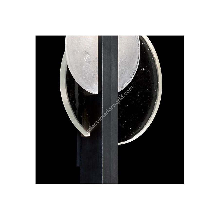 Black Iron / Clear & White Glass 921650-1