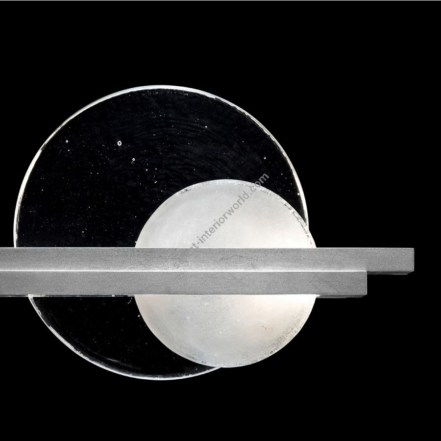 Silver Leaf / Clear & White Glass 922350-4